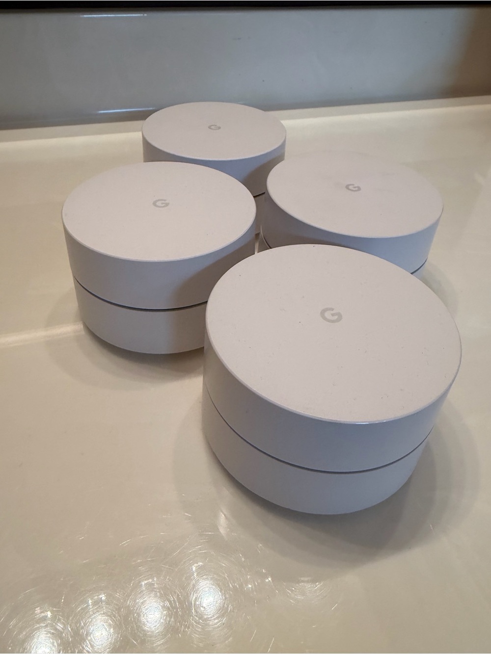 Google AC1200 Mesh WiFi Router System for Whole Home Coverage, 4 pack